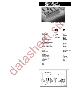 ED951/10 datasheet  